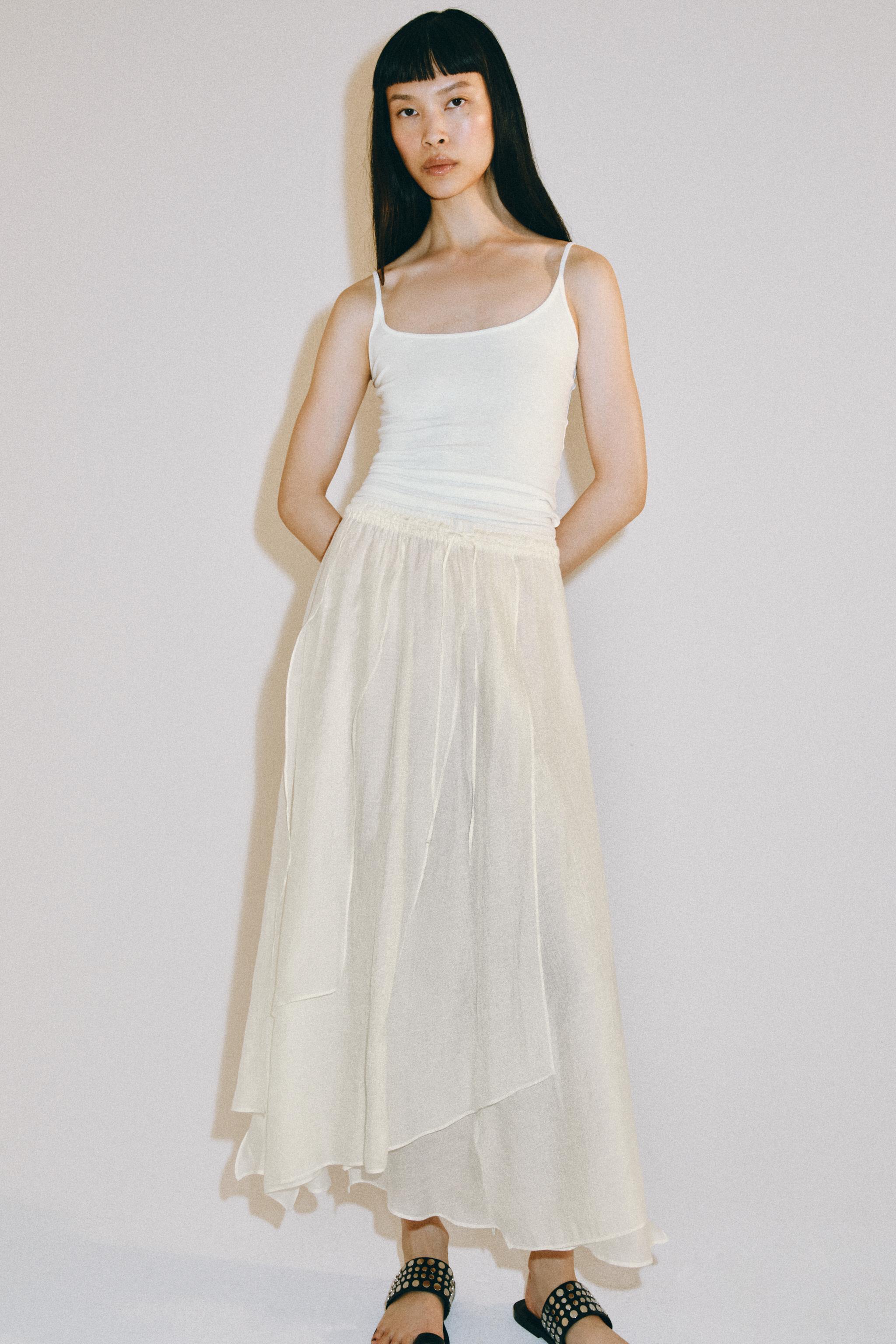 ZW COLLECTION FLOWY MIDI SKIRT